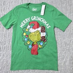 GRINCH Christmad Kids Green T-Shirt